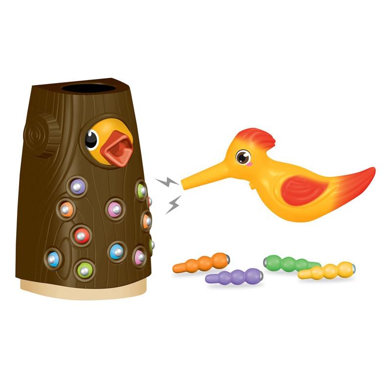 FeedingBird™ - Jouets magnétique attrape - ver | Jeux enfants - Poussin et Moi