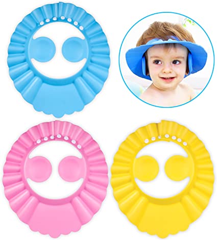 Visière chapeau pour douche bébé I ShampooCap™ - Poussin et Moi